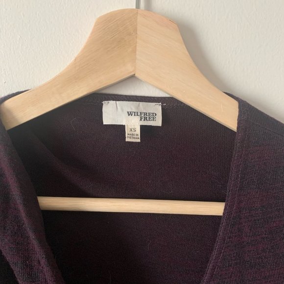 Burgundy Aritzia Wilfred Free Dress, Size XS - Picture 2 of 9